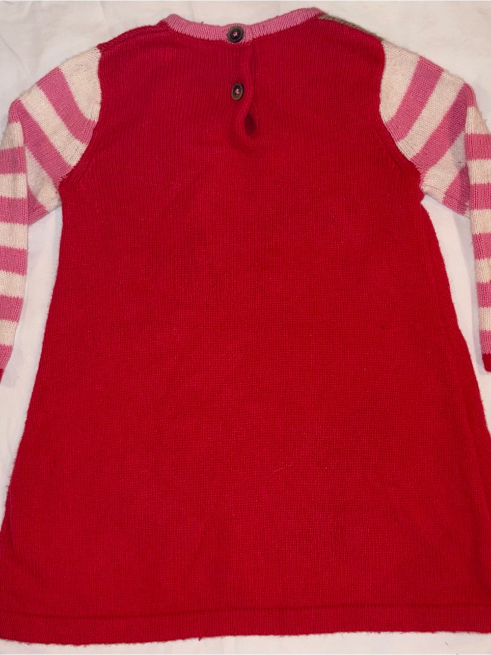 Baby Boden adorable Holiday knit sweater dress sz 6-12 months EUC - Picture 5 of 5